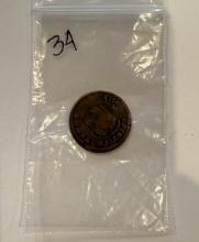 Antique Spanish Collectible Coin – Philip II Era (1556–1598)