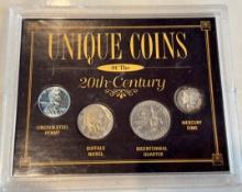 Unique Coins of the 20th Century Set - Authenticated