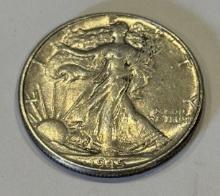 1945 Walking Liberty Half Dollar Coin