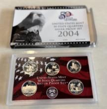 2004 United States Mint Silver Proof Set Coins