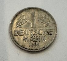 1965 Germany 1 Deutsche Mark Coin