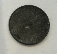 1945 Germany 10 Reichspfennig Coin
