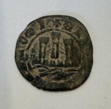 Ancient Portuguese Ceitil Coin -  Alfonso V (1438-1481)