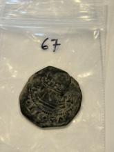 Antique Collectible Coin of the Spanish Monarchy