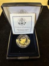 1999 Susan B. Anthony - Proof Dollar Coin - Certificate of Authenticity