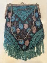 Vintage Mesh Coin Purse with Ornate Clasp