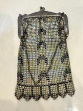 Vintage Mesh Coin Purse with Ornate Clasp