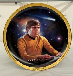 The Hamilton Collection Chekov Star Trek 25th Anniversary Commemorative Collectible Plate