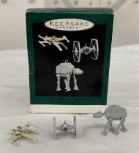 Vintage 1996 Hallmark Keepsake Ornament Set – The Vehicles of Star Wars Miniatures