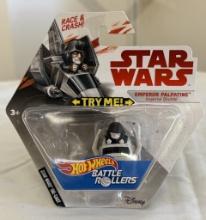 Hot Wheels Star Wars Battle Rollers Emperor Palpatine Imperial Shuttle Diecast Collectible