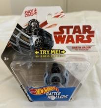 Hot Wheels Star Wars Battle Rollers Darth Vader TIE Advanced Diecast Collectible
