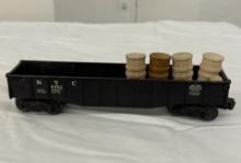 Lionel #6462 New York Central Black Gondola – Vintage Miniature Train Car Collectible