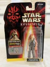 Star Wars Episode I - Jar Jar Binks  Action Figure with CommTech Chip Collectible