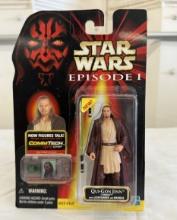 Star Wars Episode I - Qui-Gon Jinn Action Figure with CommTech Chip Collectible