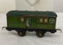 American Flyer Prewar O Gauge Tinplate Great Northern Mail Car – Vintage Collectible Train Car