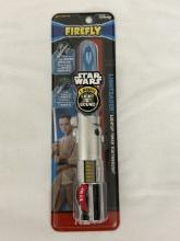 Firefly Star Wars Rey Lightsaber Light-Up Timer Toothbrush – Soft Bristles for Kids