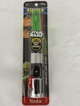 Firefly Star Wars Yoda Lightsaber Light-Up Timer Toothbrush – Soft Bristles for Kids