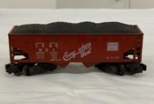 Vintage American Flyer S Gauge #921 CB&O Hopper Car – Collectible Model Train
