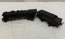 American Flyer Locomotive and Tender - Vintage Miniature Train Collectible