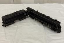 American Flyer Locomotive and Tender - Vintage Miniature Train Collectible