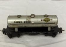 Lionel 2680 Sunoco Tank Car – Vintage Miniature Train Collectible