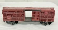 1040s American Flyer 629 Missouri Pacific S Gauge Stock Car -Vintage Miniature Train Car Collectible