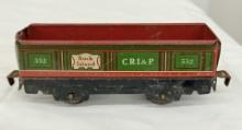 Marx 552 Rock Island CRI&P Gondola Car – Vintage Miniature Train Car Collectible