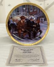 Star Trek The Commemorative Collection - A Piece of the Action – Collectible Plate - Authenticated