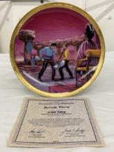 Star Trek 20th Anniversary Plate “Amok Time” – The Commemorative Collection – Authenticated