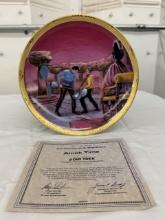 Star Trek 20th Anniversary Plate “Amok Time” – The Commemorative Collection – Authenticated