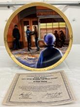 Star Trek 20th Anniversary Plate “City on the Edge of Forever”–The Commemorative Collection – Authen