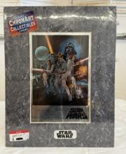 Star Wars ChromArt Collectible Print 1994 with Certificate of Authenticity – Limited Edition