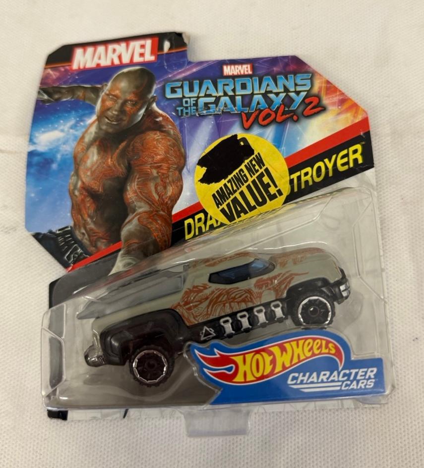 Hot Wheels Drax the Destroyer Character Car – Guardians of the Galaxy Collectible
