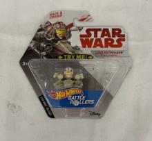 Hot Wheels Star Wars Battle Rollers Luke Skywalker X-Wing Fighter – Collectible