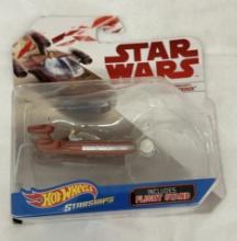 Hot Wheels Star Wars Starships Luke Skywalker's Landspeeder – Collectible