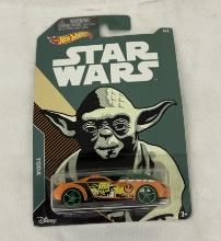 Hot Wheels Star Wars Character Cars Yoda Orange – Collectible
