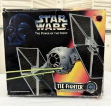 Star Wars Power of the Force TIE Fighter with Ejecting Solar Panels – Collectible