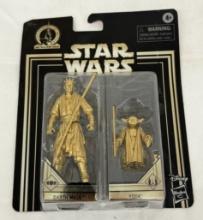 Star Wars Yoda & Darth Maul Gold Commemorative Edition Figure – Collectible