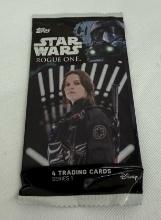 Star Wars Rogue One - 4 Trading Cards Series 1 Collectible