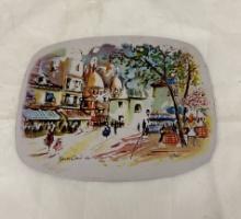Worcester Ware Paris Scene Table Mat – Vintage Home Decor Collectible
