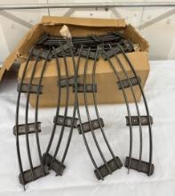 Set of Curved Model Train Tracks