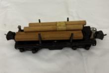Lionel Prewar 3811 Operating Lumber Car - Vintage Miniature Train Collectible