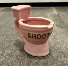 Shoot the Shit Ceramic Shot Glass Collectible