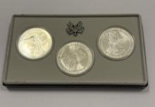 1983 United States Olympic 3-Coin Silver Commemorative Set