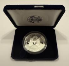 American Eagle Proof Silver Dollar Coin in Case