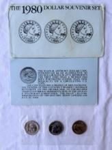 The 1980 Susan B. Anthony Dollar Souvenir Coins Set