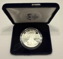 1996 American Eagle Proof Silver Dollar Coin in Case