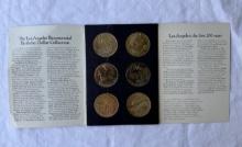 1981 Los Angeles Bicentennial Birthday Dollar Coin Collection Set