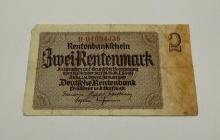 Germany 2 Rentenmark Banknote – 1937 Collectible Currency