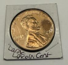 Large 1C Lincoln Memorial Cent Coin